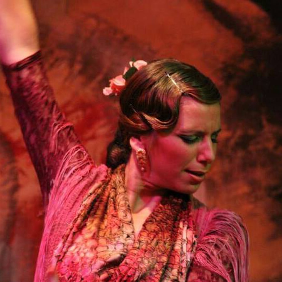 Begoña Arce al baile en Teatro Flamenco Madrid