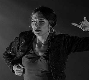 Cristina Aguilera al baile en Teatro Flamenco Madrid