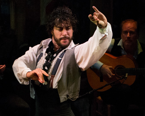 Fernando Jiménez al baile en Teatro Flamenco Madrid
