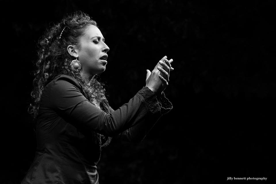 Samara Montañez al cante en Teatro Flamenco Madrid