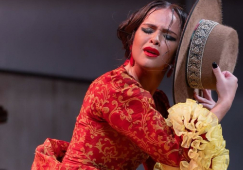 Main image of the article Macarena Ramírez, flamenco dancer from Chiclana de la Frontera, at Teatro Flamenco Sevilla